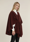 Cara Interlock Wrap- Wine-Hand In Pocket