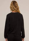 Z Supply Be Mine L/S Tee- Black-Hand In Pocket