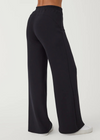 Spanx Airessentials Wide Leg Pant- Black-Hand In Pocket