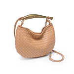 Uma Woven Crossbody: Natural-Hand In Pocket