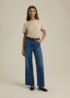 Favorite Daughter Mischa Wideleg Pant- Madison-Hand In Pocket