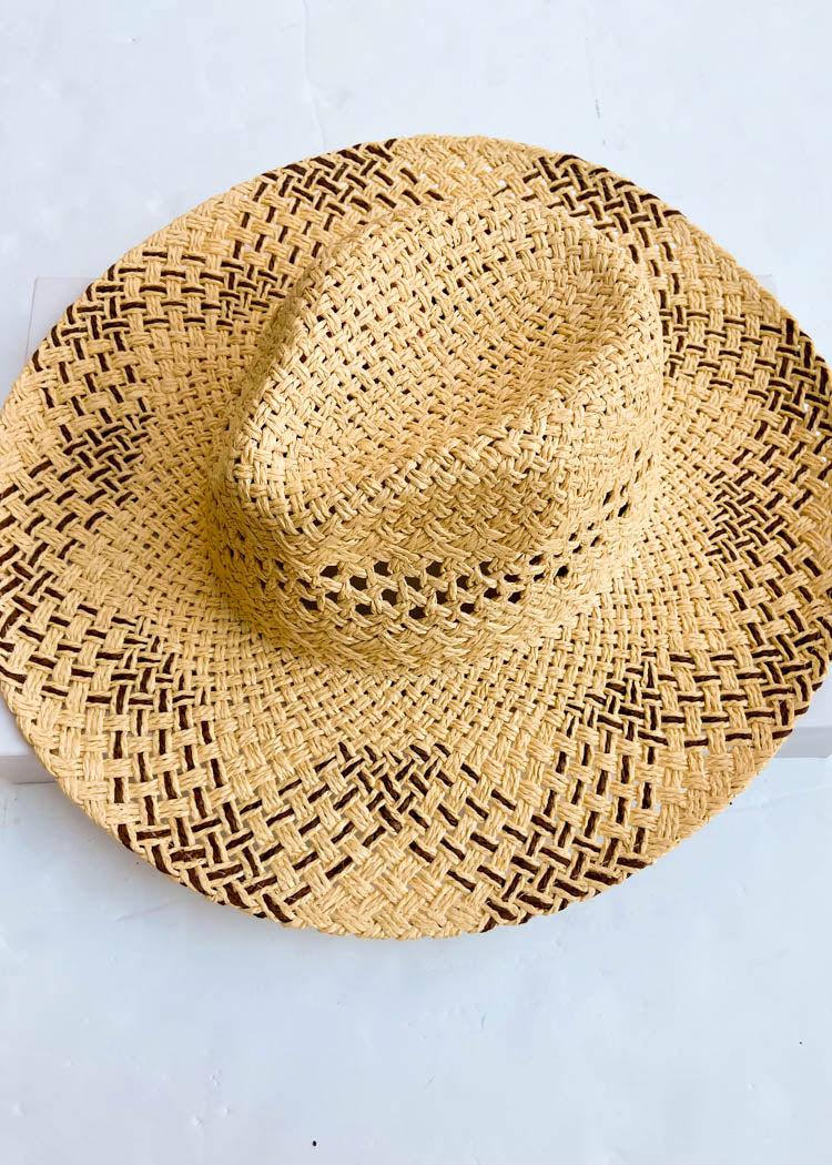 Saltillo Straw Hat-Beige-Hand In Pocket