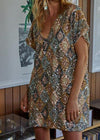 Farrah Sequin V Neck Tunic Dress***FINAL SALE***-Hand In Pocket