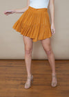 See U Soon Honey Metallic Stripe Detailed Mini Skirt ***FINAL SALE***-Hand In Pocket