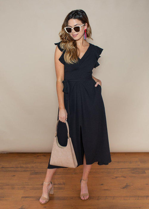 ASTR the Label Euphoria Ruffle Sleeve Dress-***FINAL SALE***-Hand In Pocket