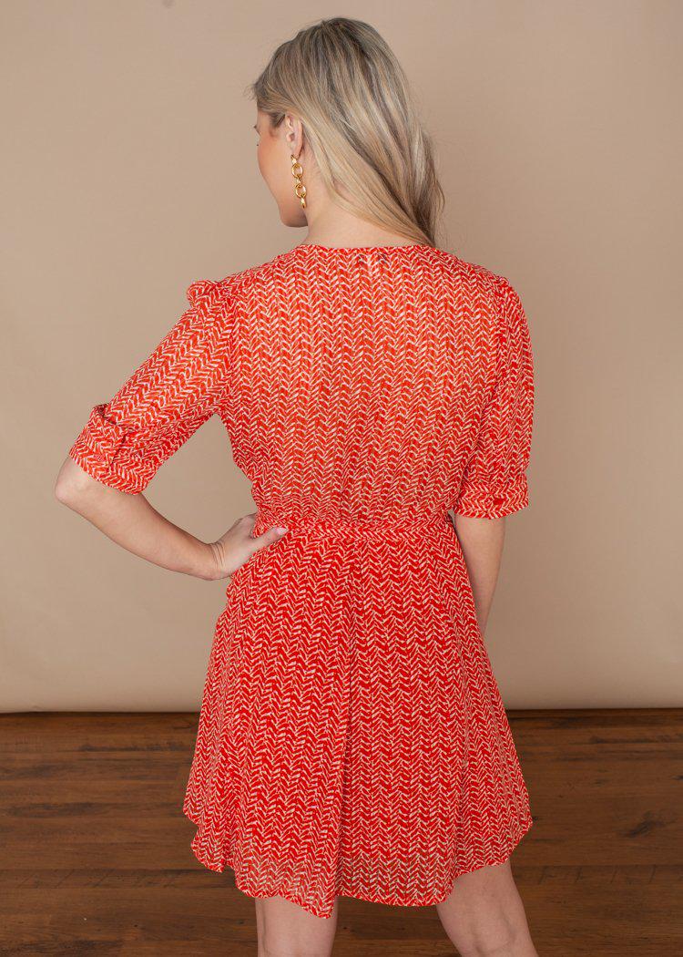 See U Soon Yucutan Printed Wrap Dress-***FINAL SALE***-Hand In Pocket