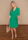 See U Soon Maggy Wrap Dress-***FINAL SALE***-Hand In Pocket