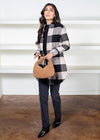 BB Dakota Eldridge Plaid Jacket-Hand In Pocket