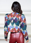 Allison Rose Quilted Reversible Jacket-Hand In Pocket