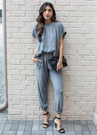 Elan Carter Jumpsuit-Hand In Pocket