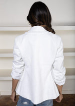 Steve Madden Naomi Blazer-white ***FINAL SALE***-Hand In Pocket