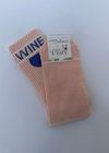 Wine Time Socks-Hand In Pocket