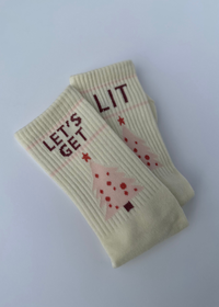 Let's Get Lit Socks-Hand In Pocket