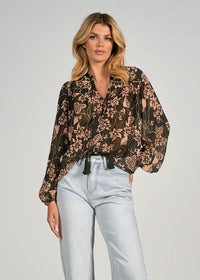 Allira V Neck Blouse-***FINAL SALE***-Hand In Pocket