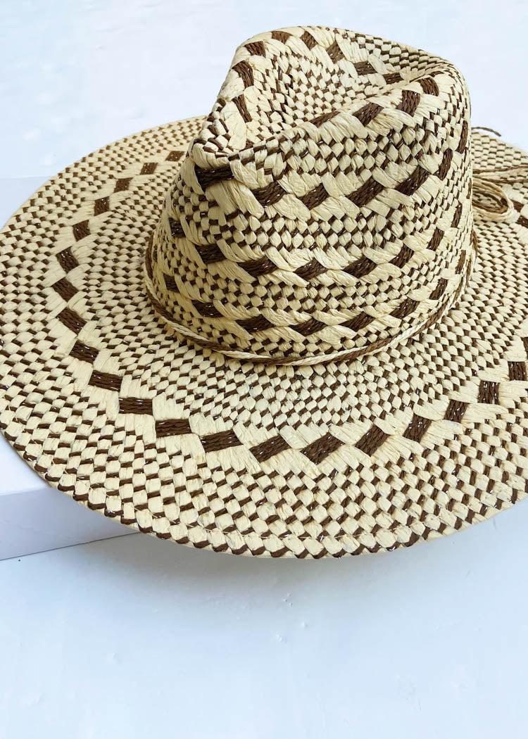 San Miguel Hat-Brown-Hand In Pocket