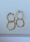 Emory Link Hoop- Gold-Hand In Pocket