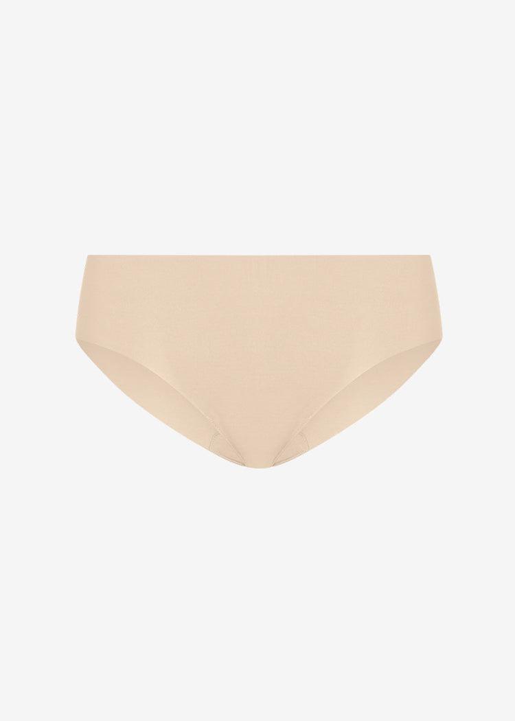 Commando Classic Solid Bikini - Beige-Hand In Pocket