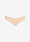 Commando Classic Solid Thong - Beige-Hand In Pocket