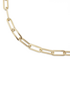 Eklexic Large Elongated Link Chain Bracelet-Hand In Pocket