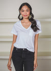 Michael Stars Hayden Raw Edge Pocket Tee ***FINAL SALE***-Hand In Pocket