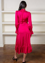 Adrianna Smock Neck Midi Dress-***FINAL SALE***-Hand In Pocket