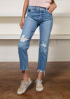 Joes Jeans "The Scout" Mid Rise Slim Boyfriend - Saprano-***FINAL SALE***-Hand In Pocket