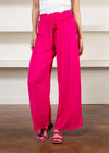 Horseshoe Bay Smocked Waist Wide Leg Pants- ***FINAL SALE***-Hand In Pocket