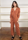 Barton Cotton Button Jumpsuit-***FINAL SALE***-Hand In Pocket