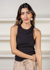 Sanctuary Perfect Ribbed Tank - Black ***FINAL SALE***-Hand In Pocket