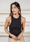 Sanctuary Perfect Ribbed Tank - Black ***FINAL SALE***-Hand In Pocket