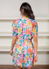 Adelyn Rae Lonnie Floral Chiffon Dress-***FINAL SALE***-Hand In Pocket