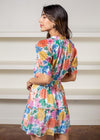 Adelyn Rae Lonnie Floral Chiffon Dress-***FINAL SALE***-Hand In Pocket