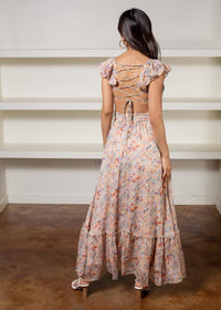 Astr The Label Primrose Floral Maxi Dress-Hand In Pocket