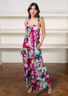 BB Dakota Vacay Bae Floral Print Maxi Dress-***FINAL SALE***-Hand In Pocket