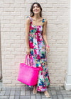 BB Dakota Vacay Bae Floral Print Maxi Dress-***FINAL SALE***-Hand In Pocket