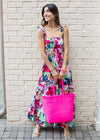 BB Dakota Vacay Bae Floral Print Maxi Dress-***FINAL SALE***-Hand In Pocket