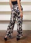 Sanctuary Cafe Pull On Print Pant- Cabana-Hand In Pocket