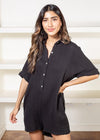 Calabash Romper-Hand In Pocket