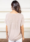 Michael Stars Nina Sweater Top- Castle ***FINAL SALE***-Hand In Pocket