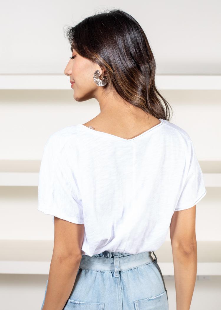 Bobi Drop Shoulder Tee ***FINAL SALE***-Hand In Pocket