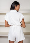 Amina Button Down Romper-***FINAL SALE***-Hand In Pocket