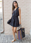 Kayden Sleeveless Mini Dress-Black-***FINAL SALE***-Hand In Pocket