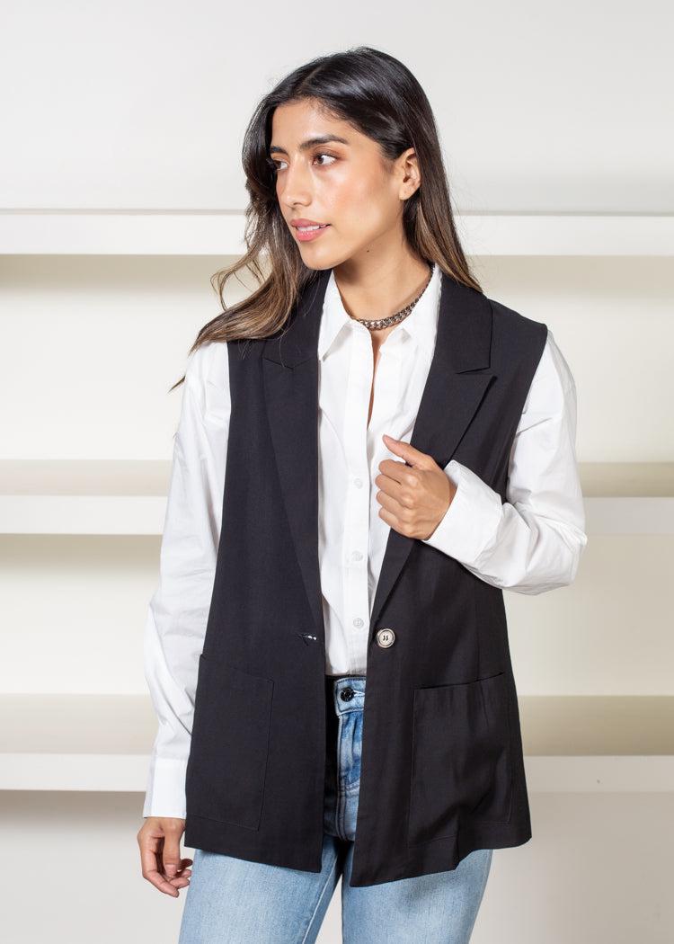 Sanctuary Gilet Vest-Hand In Pocket