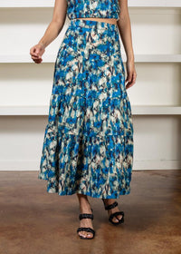 Tart Johari Tiered Maxi Skirt-Hand In Pocket