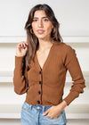 Sanctuary Play It Cool Cardigan-Spice-Hand In Pocket