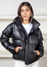 Reagan Puffer Jacket-Hand In Pocket