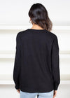 Sanctuary Waffle Tunic - Black-Hand In Pocket