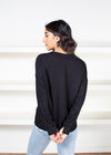 Sanctuary Waffle Tunic - Black-Hand In Pocket