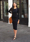 ASTR the Label Alora Cut Out Sweater Dress-***FINAL SALE***-Hand In Pocket