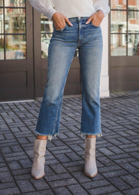 Joes Jeans The Callie High Rise Cropped Bootcut- ***FINAL SALE***-Hand In Pocket